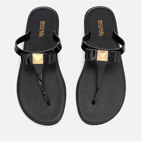 michael michael kors caroline jelly sandal|Michael Kors jelly thong sandals.